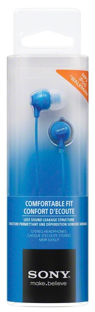 Sony slušalice EX15 plaveIn-Ear BlueSmartphone