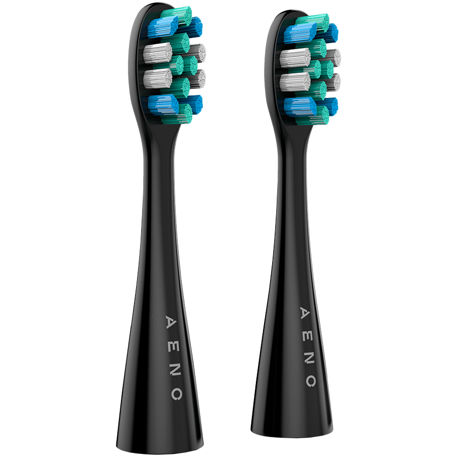 AENO Replacement toothbrush heads, Black,