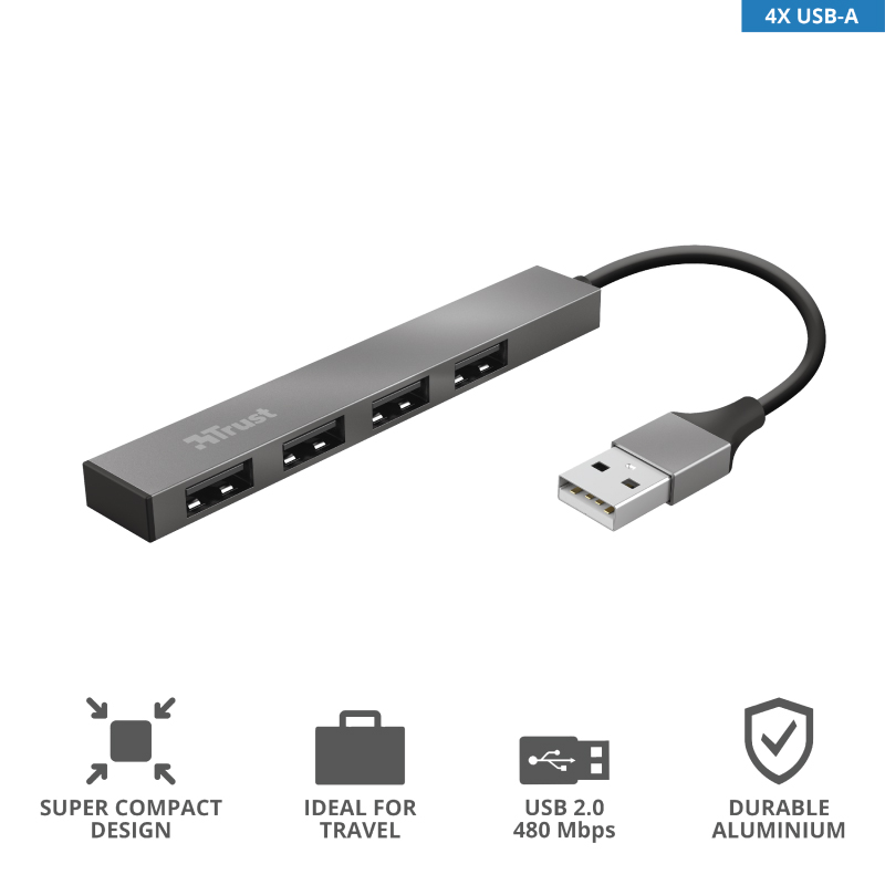 Trust mini hub 4-port USB