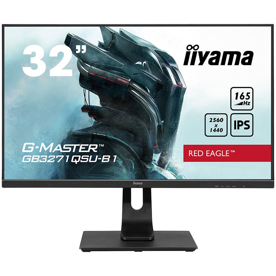 iiyama G-Master GB3271QSU-B1, 32″ IPS display – WQHD resolution (2560 x 1440), Free Sync technology – Black Tuner, Blue Light – 1ms response time – 80M Advanced Contrast Ratio: 1 – 2x HDMI – 2x DisplayPort – 4, EAN: 4948570118168