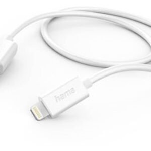 Kabl za punjenje HAMA, USB-A-Lightning, 1m, bijeli