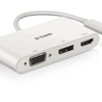 HUB Dlink 3-in-1 USB-C to HDMI/VGA/DP Adapter