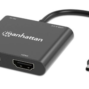 Adapter MANHATTAN USB-C PD to Dual-HDMI Monitor