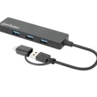 Hub MANHATTAN s 4 USB 3.0 Type-C/Type-A priključka