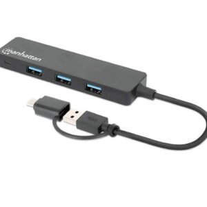 Hub MANHATTAN s 4 USB 3.0 Type-C/Type-A priključka