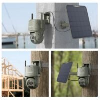 Reolink IP Kamera Trackmix Serija G770 4K, 8MP, 4G LTE, Baterijska, Maskirna