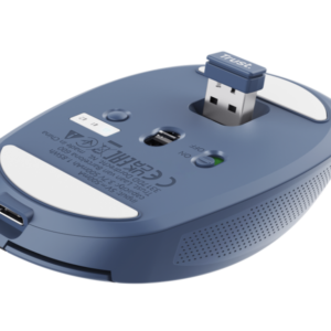Trust OZAA compact wirelessmiš, 800-3200 dpi, optički,3 načina konekcije, punjiva baterija