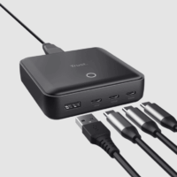 Trust Maxo 100W 4-port USBdesktop punjač, 3 USB-C porta,1 USB-A port
