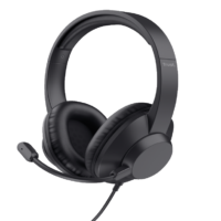 Trust Ayda MAX USB slušalice,over-head, žičane, USB-C,USB-A, stereo, crne