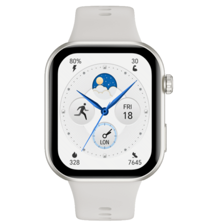 HONOR Choice Watch 2i White1.85 AMOLED, 14 days baterrylife, Bluetooth call, 109 Sports type