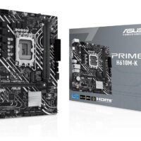ASUS MB PRIME H610M-KLGA 1700, 2x DDR5,1x M.2,6xUSB1x VGA, 1x HDMI, mATX