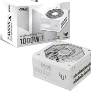 ASUS PSU TUF-GAMING-1000G-WHT1000W 80Plus Gold;Full modular1x16pin;4x8 pin;5 x SATA
