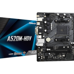 ASROCK MB A520-HDV, AM42xDDR4, 4xSATA, M.2, RAIDVGA, HDMI, Micro ATX