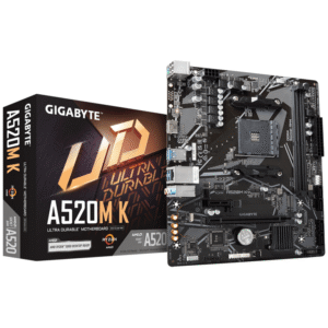 Gigabyte MB [A520M K V2 G10]AM4; 2xDDR4;M.2; 4xSATA; 6xUSBVGA, HDMI; mATX;