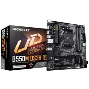 Gigabyte MB B550M DS3H R2 AM4; 4xDDR4; 2xM.2; 4xSATA; 6XUSB; DP; HDMI; PS/2; mATX