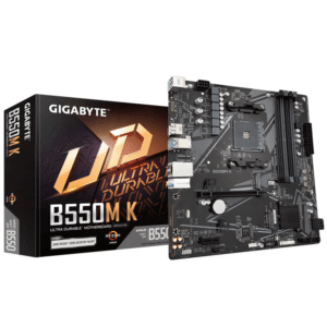 Gigabyte MB [B550M K];AM4; 4xDDR4; 2xM.2; 4xSATA;8xusB; DP; HDMI; PS2; mATX