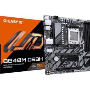 Gigabyte MB B840M DS3H AM5, 4x DDR5, 2x M.2, 4x SATA 1x HDMI, 2x DP, RAID, 14x USB, mATX