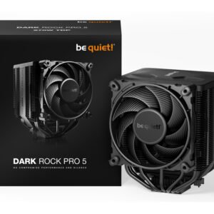 be quite! Dark Rock Pro 5 Intel and AMD cooler 135mm, 270w TDP, Height: 168mm