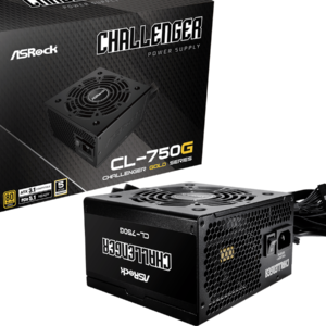 ASROCK PSU 750W Gold Challenge80PLUS, 120mm fan, ATX 3.1PCIe 5.1