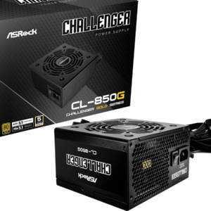 ASROCK PSU 850W Gold Challenge80PLUS,120mm fan,ATX 3.1PCIe 5.1
