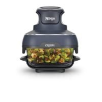 Ninja CRISPi 4u1 plavo/crna4 funkcije,prenosna friteza,snaga 1700W,2 posude 3.8L i 1.4L