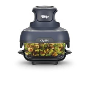 Ninja CRISPi 4u1 plavo/crna4 funkcije,prenosna friteza,snaga 1700W,2 posude 3.8L i 1.4L