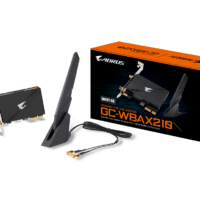 Gigabyte WIFI PCIe GCWBAX210Intel WIFI 6 AX210;2.4/5/6GHz; BL 5.2