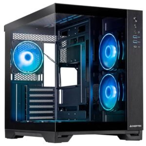 Chieftec Visio Dual Case6x120mm A-RGB, ATX, Temepered360mm radiator, 175mm CPU, 410mm GPU