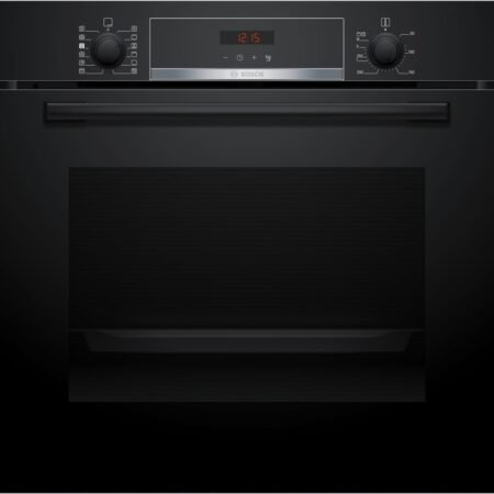 BOSCH pećnica  Serie 4| CRNA,A, 71L,8 programa, Piroliza, Dodavanje pare