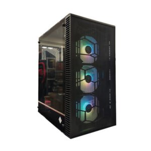 IG-MAX X3804-A06 GIANT MESHcase, E-ATX. 3x12cm RGB fan3xUSB, audio panel