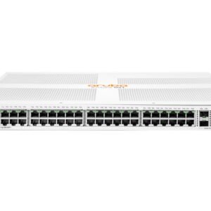 Aruba Instant On 1930 48G,4SFP1/10GbE; 10 Gb latency < 1.20?Sec; Throughput-130.95 Mpps, 176Gbps