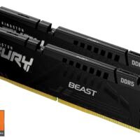 Kingston 64GB 5600MHz DDR5Fury Beast (2x32GB)CL40, EXPO & XMP