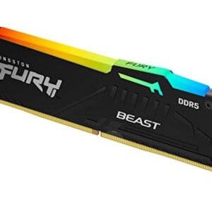 Kingston 64GB 5600MHz DDR5 RGBFury Beast (2x32GB) RGBCL40, XMP 3.0 Ready,