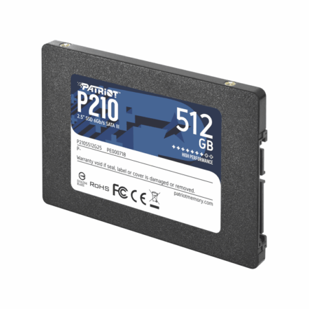 Patriot SSD 512GB 2.5'';P210; up to R/W : 520/430 MB/s