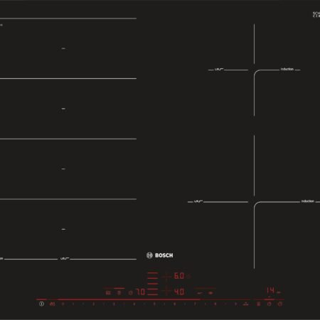 BOSCH indukcijska pločaSerie 8|, 60 cm, bez okvira, FlexIndZone, DirectSelect Premium, ES