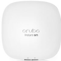 Aruba Instant ON AP22; Wi-Fi 65 GHz 802.11ax 2x2, 1.2 Gbps;2.4 GHz 802.11ax 2x2 574 Mbps