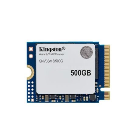 Kingston SSD 500G NV3 M.2 2230NVMe PCIe Gen 4.0x4R/W : 5000/3000MB/s