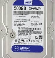 WD HDD 500GB SATA3 Pull16MB 7200RPM Caviar Blue12 mjeseci garancija