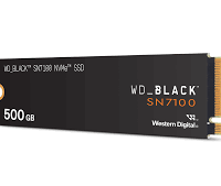 WD SSD 500GB Black SN7100 NVMeM.2 2280;PCIe Gen4;6800/5800 MB/s