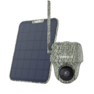 IP kamera Reolink GO serija G450 4K, vanjska, maskirna, baterija, 4G LTE, 360° + solarni panel
