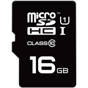 MicroSDHC 16GB Class10Read speed 	Up to 25MB/sWrite speed 	Up to 15MB/sCompatibility 	Compatible with all devices supporting SDHC and/or SDXC standard.