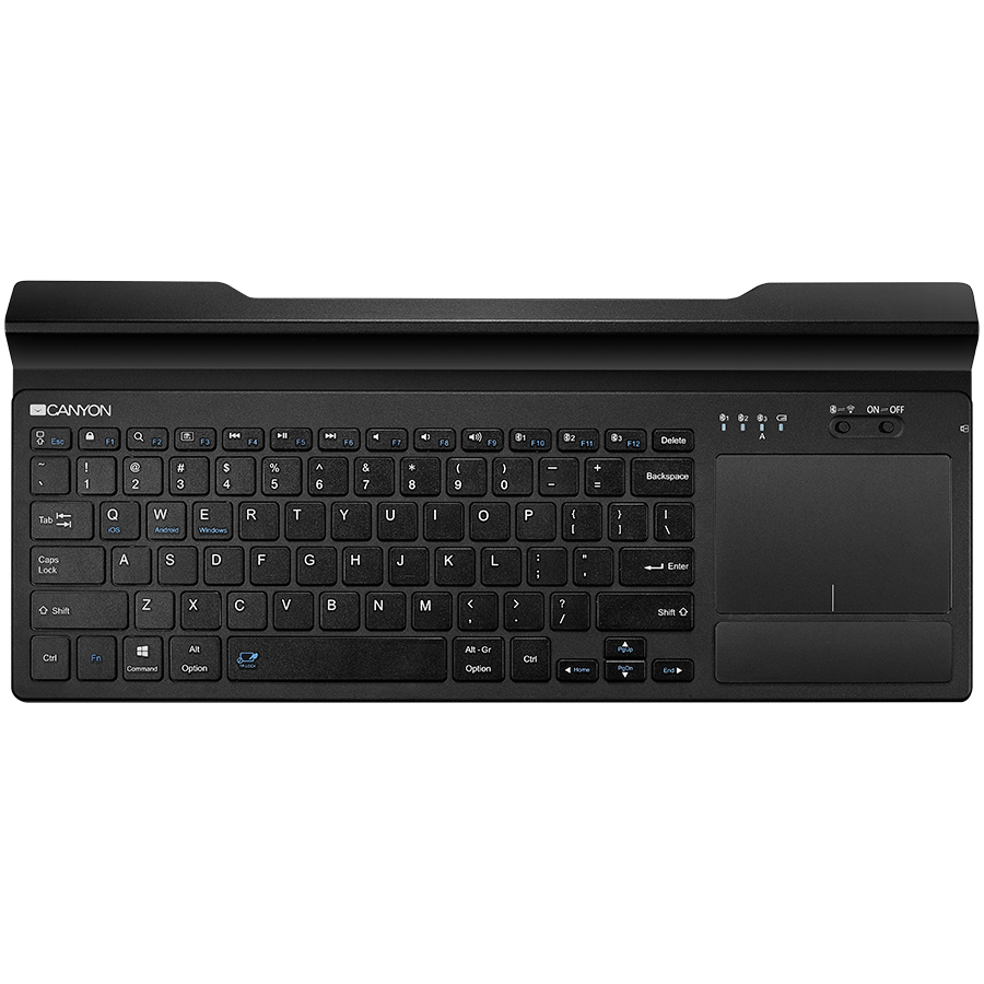 CANYON keyboard HBTK7 EN Touch Wireless Black