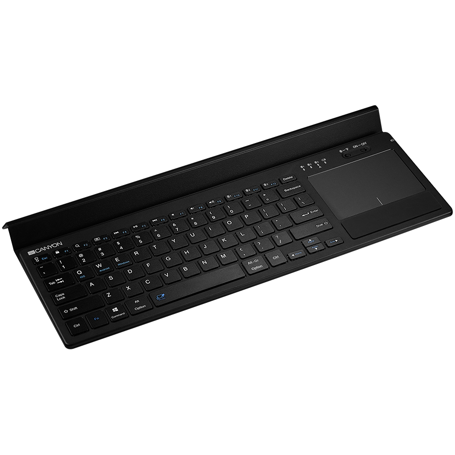 CANYON keyboard HBTK7 EN Touch Wireless Black - Slika 2