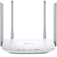 TP-Link Archer C50 AC1200 Dual-Band Wi-Fi Router, 802.11ac/a/b/g/n, 867Mbps at 5GHz + 300Mbps at 2.4GHz, 5 10/100M Ports, 4 fixed antennas, WPS, IPv6 Ready, Tether App, 2x2 MU-MIMO, WPA3, Router/AP mode