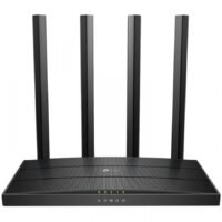 TP-Link AC1900 802.11ac Wave2 3×3 MIMO Wi-Fi Router, 1300Mbps at 5GHz + 600Mbps at 2.4GHz, 5 Gigabit Ports,4 antennas, Beamforming,Smart Connect,IPTV, Access Point Mode, IPv6 Ready,Tether App,Cloud support