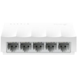 TP-Link LiteWave 5-Port 10/100Mbps Desktop Switch, 5 10/100Mbps RJ45 Ports, Desktop Plastic Case, Green Ethernet technology