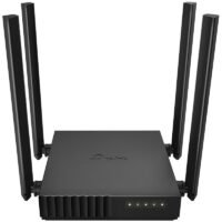AC1200 Dual-band Wi-Fi router, up to 867 Mbps at 5 GHz + up to 300 Mbps at 2.4 GHz, support for 802.11ac/n/a/b/g/standards, Wi-Fi On ,4xFixed antennas