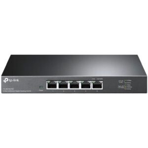 TP-Link 5-Port 2.5G Multi-Gigabit Desktop Switch, 5 × 2.5 G RJ45 Ports, Desktop Steel Case, Silent, Plug and Play, Wall mount.