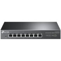 8-port Desktop 2.5G Unmanaged switch, 8 100/1G/2.5G RJ-45 ports, Fanless design, 12V/1.5A DC power supply. 