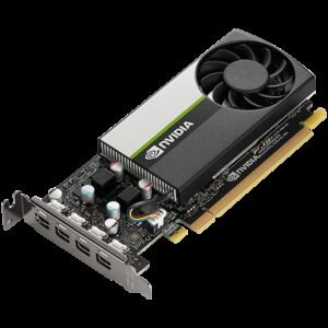 PNY NVIDIA T1000 4GB LowProfile OEM Version, PCI-Express 3.0 x16, LP, 4 GB GDDR6 128-bit, 4x Mini DP 1.4, 1x LP bracket